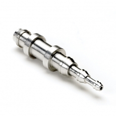 TA166 Pico Luftschlauch-Adapter Aluminium von 10 mm Innendurchmesser bis 4 mm Innendurchmesser