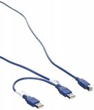 TA146 Pico USB-2 Y-Kabel 1,8 m blau